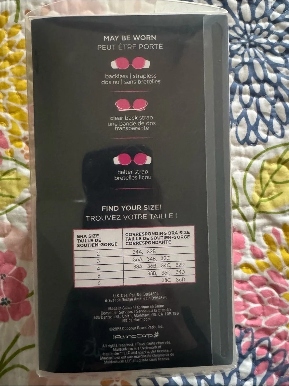 NWT maidenform backless and strapless combo wing bra 38C / 36D